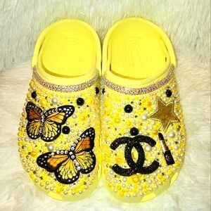SOLD.....Customized crocs